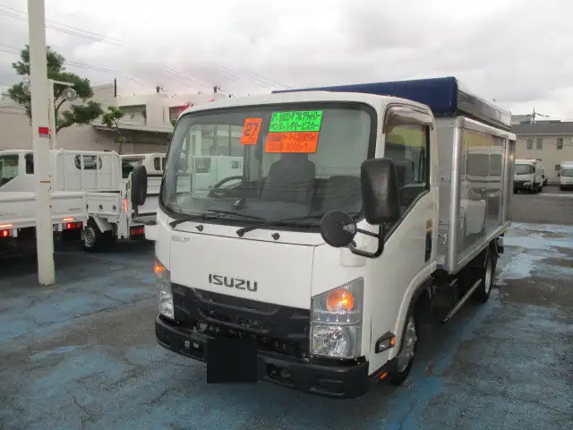 いすゞ エルフ 小型 アルミバン ボトルカー サイドドア の中古トラック【車両No.153795】