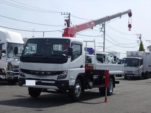 三菱 キャンター 小型 クレーン付 4段 ラジコン の中古トラック【車両No.153825】