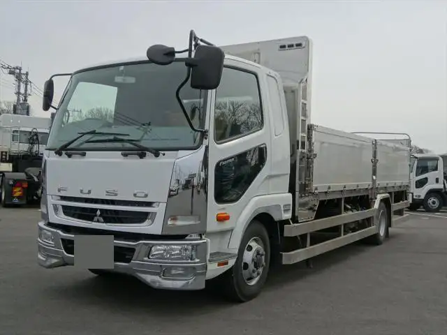 三菱 ファイター 中型/増トン 平ボディ アルミブロック ベッド の中古トラック【車両No.153746】