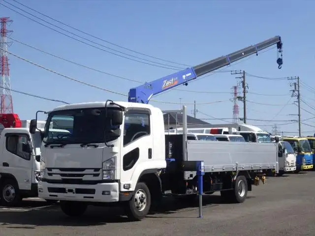 いすゞ フォワード 中型/増トン クレーン付 アルミブロック 4段 の中古トラック【車両No.154028】