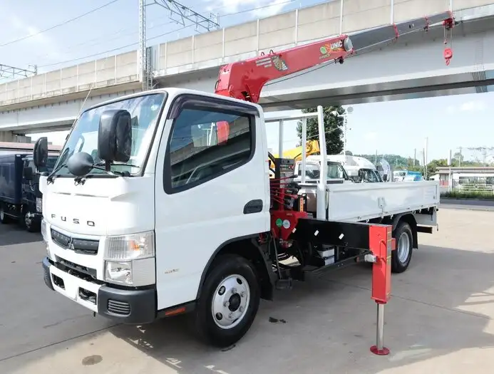 三菱 キャンター 小型 クレーン付 4段 ラジコン の中古トラック【車両No.153921】
