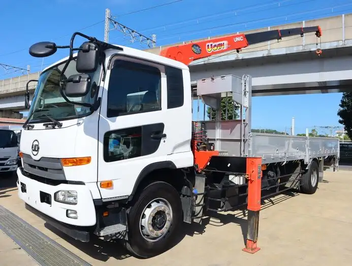 日産UD コンドル 中型/増トン クレーン付 アルミブロック 4段 の中古トラック【車両No.153947】