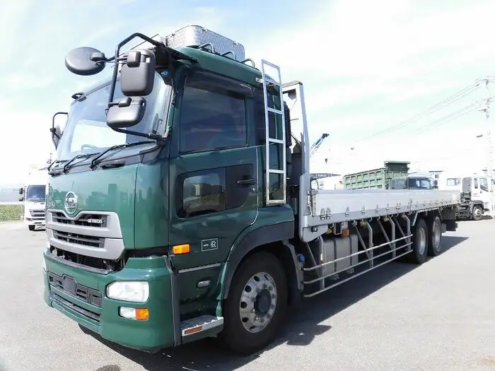 日産UD クオン 大型 平ボディ アルミブロック ベッド の中古トラック【車両No.153993】