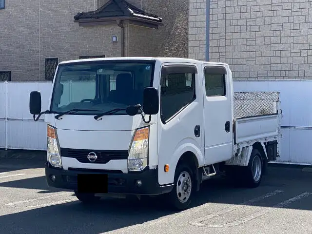 日産 アトラス 小型 平ボディ Wキャブ パワーゲート の中古トラック【車両No.154102】