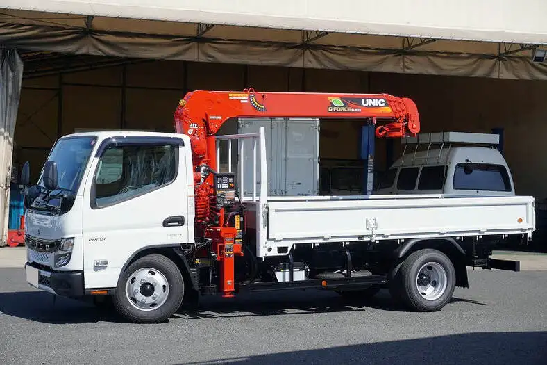 三菱 キャンター 小型 クレーン付 4段 ラジコン の中古トラック【車両No.154080】