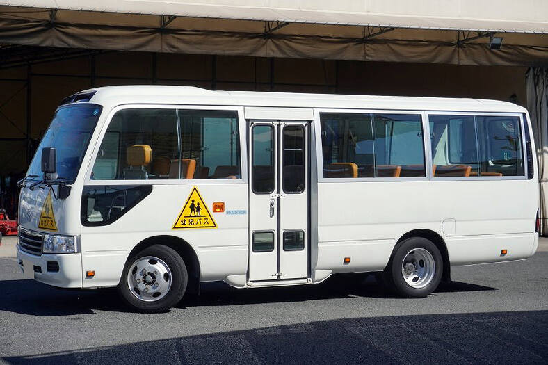 トヨタ コースター 小型 バス 園児バス SKG-XZB40｜画像1