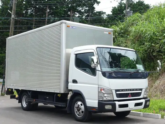 三菱 キャンター 小型 アルミバン パワーゲート サイドドア の中古トラック【車両No.154188】