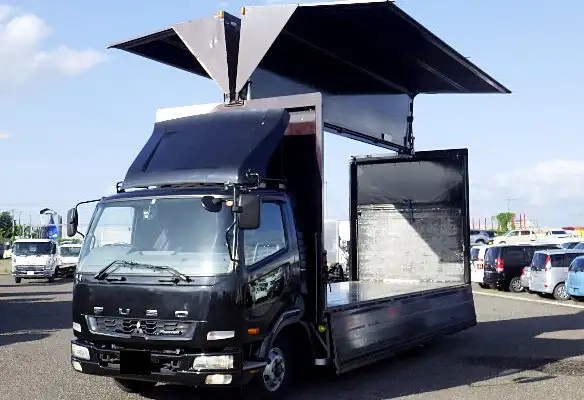 三菱 ファイター 中型/増トン ウイング パワーゲート TKG-FK71F の中古トラック【車両No.154218】