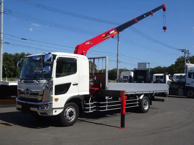 日野 レンジャー 中型/増トン クレーン付 アルミブロック 4段 の中古トラック【車両No.154165】