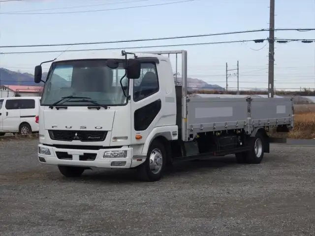 三菱 ファイター 中型/増トン 平ボディ アルミブロック ベッド の中古トラック【車両No.154161】