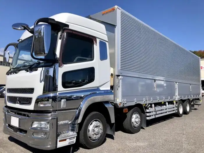 三菱 スーパーグレート 大型 ウイング パワーゲート ハイルーフ の中古トラック【車両No.154251】