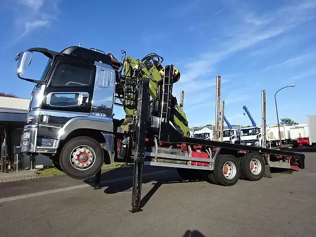 三菱 ザ・グレート 大型 車両重機運搬 ベッド カスタム の中古トラック【車両No.154235】