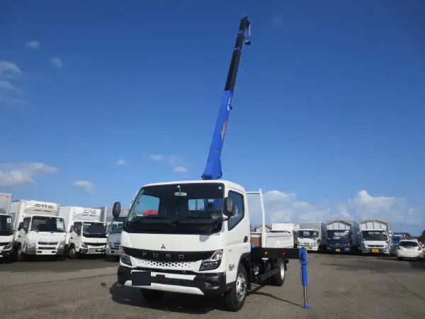 三菱 キャンター 小型 クレーン付 4段 ラジコン の中古トラック【車両No.154246】