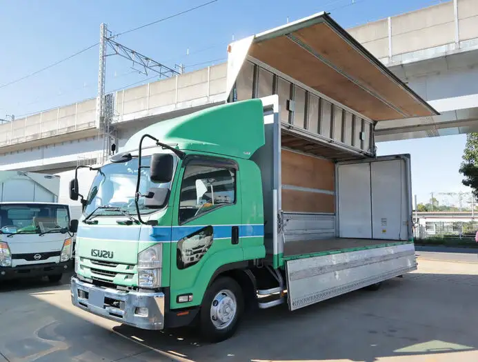 いすゞ フォワード 中型/増トン ウイング パワーゲート ベッド の中古トラック【車両No.154323】