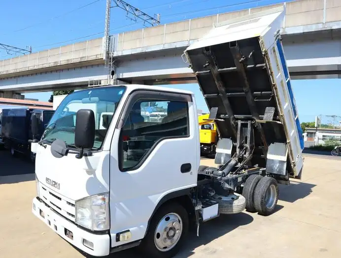 いすゞ エルフ 小型 ダンプ 強化 コボレーン の中古トラック【車両No.154412】
