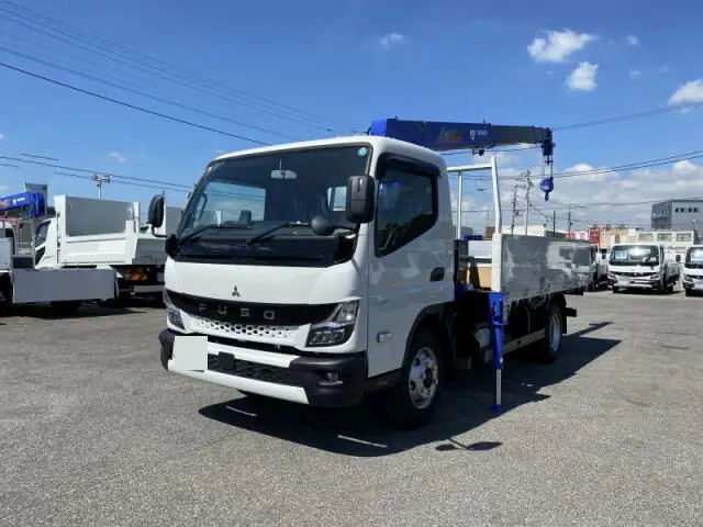 三菱 キャンター 小型 クレーン付 アルミブロック 4段 の中古トラック【車両No.154467】