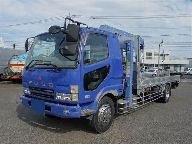 三菱 ファイター 中型/増トン 車両重機運搬 4段クレーン ラジコン の中古トラック【車両No.154447】