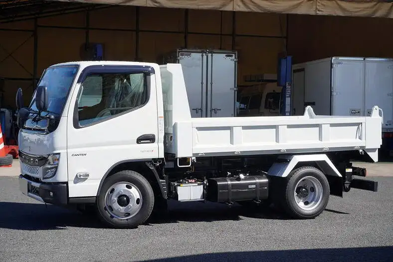 三菱 キャンター 小型 ダンプ ローダー 強化 の中古トラック【車両No.154431】