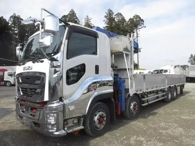 いすゞ ギガ 大型 クレーン付 アルミブロック エアサス の中古トラック【車両No.154560】