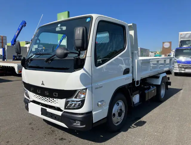 三菱 キャンター 小型 ダンプ ローダー 強化 の中古トラック【車両No.154597】