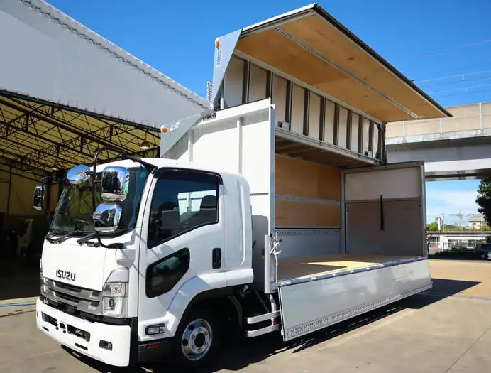 いすゞ フォワード 中型/増トン ウイング パワーゲート ベッド の中古トラック【車両No.154630】