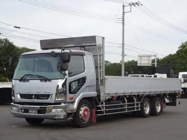 三菱 ファイター 中型/増トン 平ボディ 床鉄板 アルミブロック の中古トラック【車両No.154502】