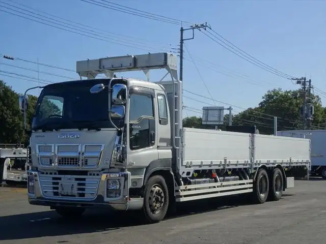 いすゞ ギガ 大型 平ボディ アルミブロック エアサス の中古トラック【車両No.154499】