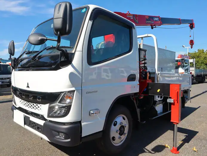三菱 キャンター 小型 クレーン付 3段 ラジコン の中古トラック【車両No.154651】