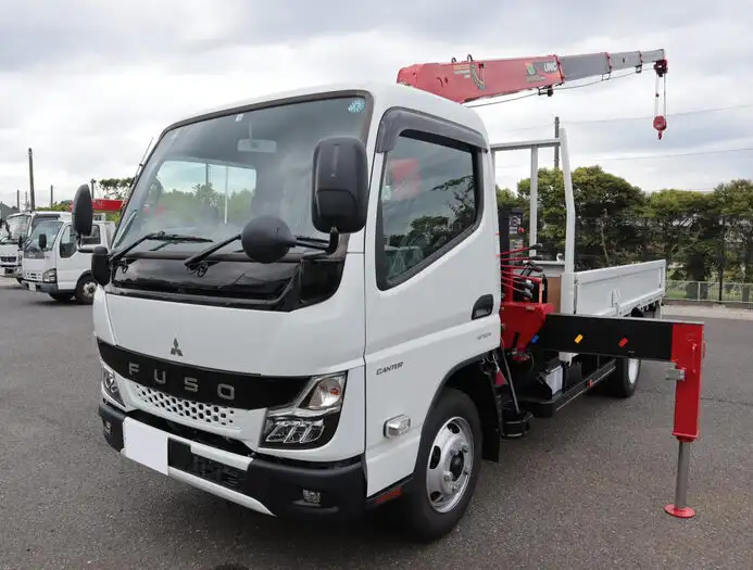 三菱 キャンター 小型 クレーン付 4段 ラジコン の中古トラック【車両No.154956】
