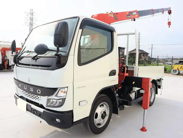 三菱 キャンター 小型 クレーン付 4段 ラジコン の中古トラック【車両No.154955】