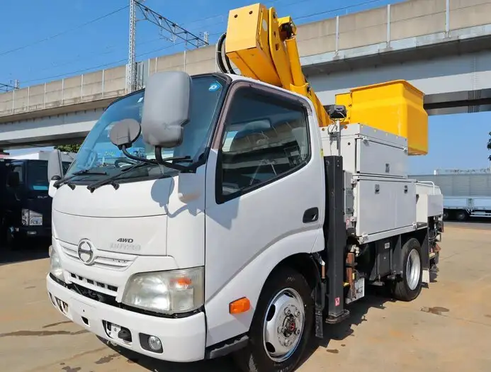 日野 デュトロ 小型 高所・建柱車 高所作業車 電工仕様 の中古トラック【車両No.154931】