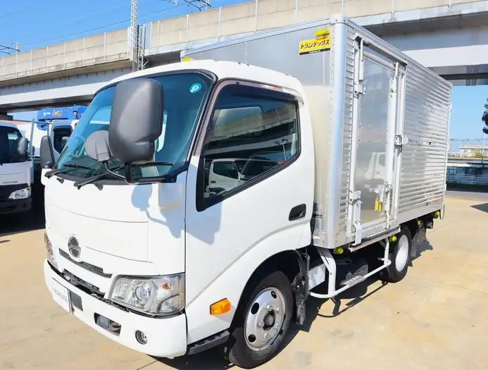 日野 デュトロ 小型 アルミバン 床鉄板 サイドドア の中古トラック【車両No.154938】