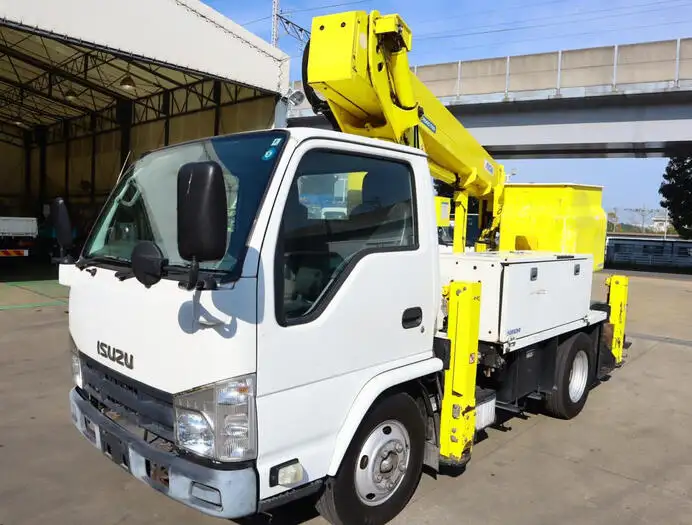 いすゞ エルフ 小型 高所・建柱車 高所作業車 電工仕様 の中古トラック【車両No.154903】