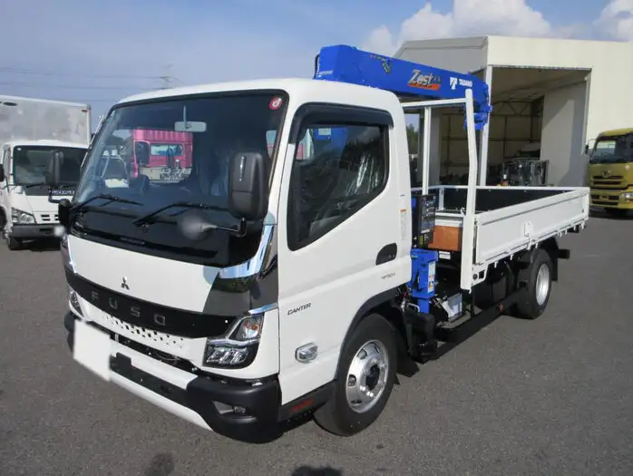 三菱 キャンター 小型 クレーン付 4段 ラジコン の中古トラック【車両No.155029】