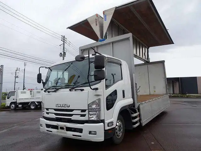 いすゞ フォワード 中型/増トン ウイング 床鉄板 ベッド の中古トラック【車両No.155063】
