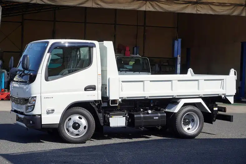 三菱 キャンター 小型 ダンプ ローダー 強化 の中古トラック【車両No.155123】