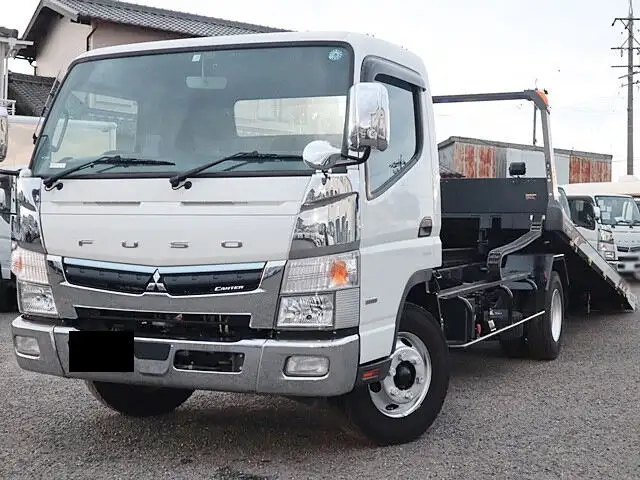 三菱 キャンター 小型 車両重機運搬 ラジコン ウインチ の中古トラック【車両No.155131】