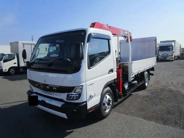 三菱 キャンター 小型 クレーン付 パワーゲート アルミブロック の中古トラック【車両No.155202】