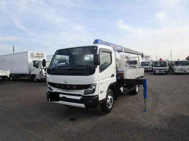 三菱 キャンター 小型 クレーン付 アルミブロック 4段 の中古トラック【車両No.155204】