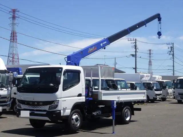 三菱 キャンター 小型 クレーン付 4段 ラジコン の中古トラック【車両No.155224】