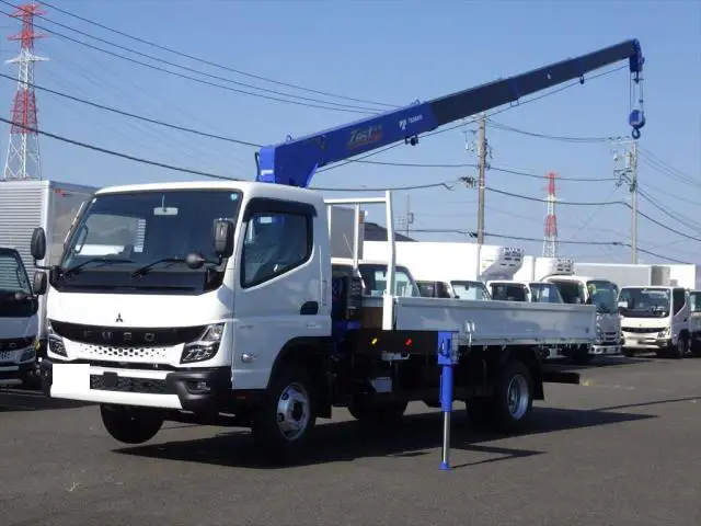 三菱 キャンター 小型 クレーン付 4段 ラジコン の中古トラック【車両No.155267】