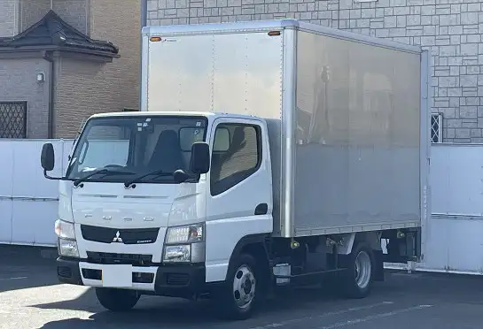 三菱 キャンター 小型 アルミバン パワーゲート TKG-FBA20 の中古トラック【車両No.155084】