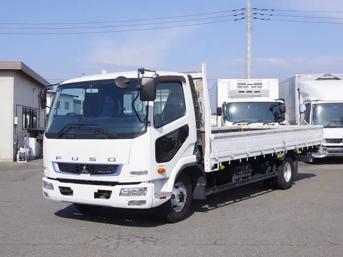 三菱 ファイター 中型/増トン 平ボディ 床鉄板 2KG-FK71F の中古トラック【車両No.155278】