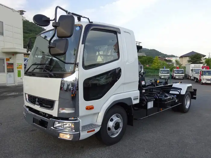 三菱 ファイター 中型/増トン アームロール ツインホイスト ベッド の中古トラック【車両No.155167】