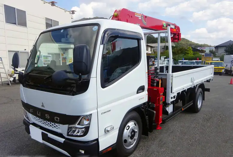 三菱 キャンター 小型 クレーン付 4段 ラジコン の中古トラック【車両No.155251】