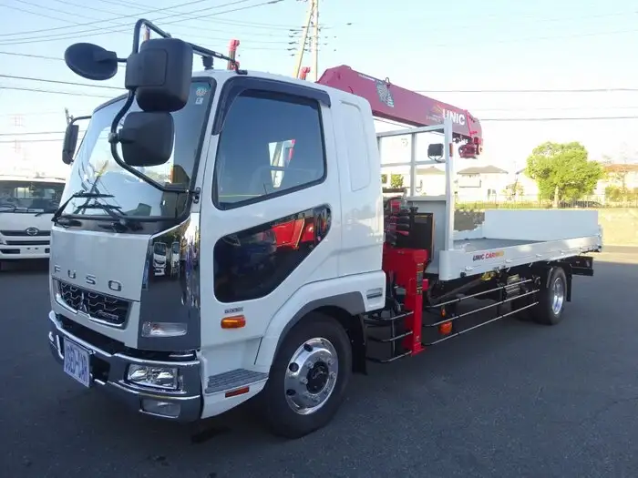 三菱 ファイター 中型/増トン 車両重機運搬 5段クレーン ラジコン の中古トラック【車両No.155264】