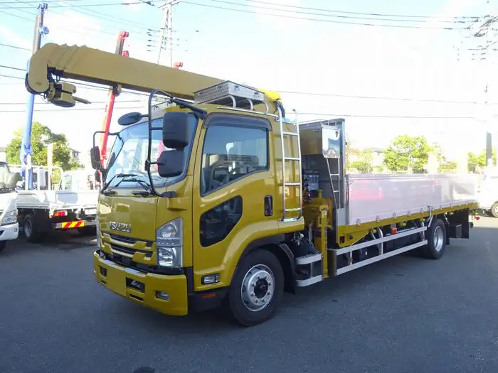 いすゞ フォワード 中型/増トン クレーン付 アルミブロック 4段 の中古トラック【車両No.155214】