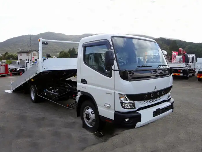 三菱 キャンター 小型 車両重機運搬 ラジコン ウインチ の中古トラック【車両No.155471】