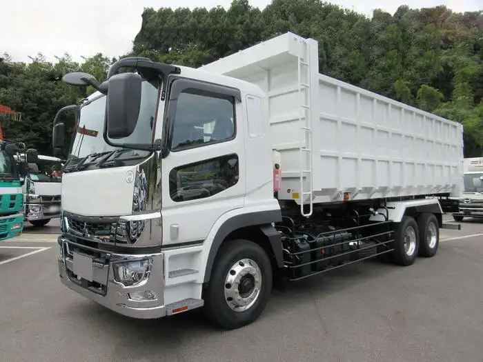 三菱 スーパーグレート 大型 ダンプ 土砂禁 ステンレス張り の中古トラック【車両No.155509】