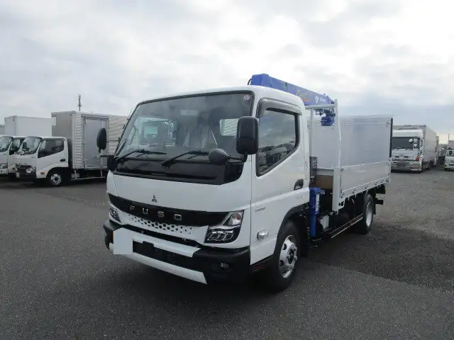 三菱 キャンター 小型 クレーン付 パワーゲート アルミブロック の中古トラック【車両No.155652】